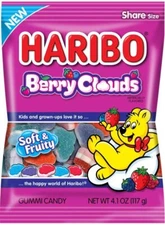 HARIBO NEW Berry Cloud Gummi Candy, 4.1 Ounce (Pack of 12)