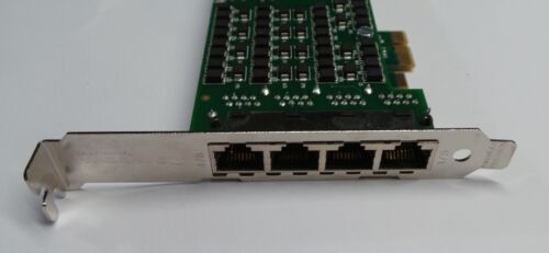 Tarjeta RDSI Sangoma A108 PCIe media altura perfil bajo 100 DÍAS GARANTÍA RTB - Imagen 1 de 3