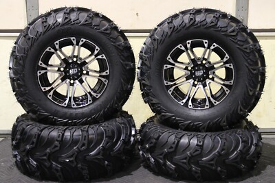BRUTE FORCE 750 25'' USA ITP MUD LITE II ATV TIRE & STI HD3 M WHEEL KIT IRS1CA