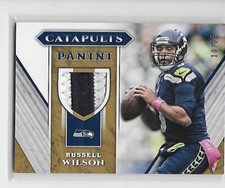 2017 Panini RUSSELL WILSON Seattle Seahawks patch #CM-RW Catapults 10/25