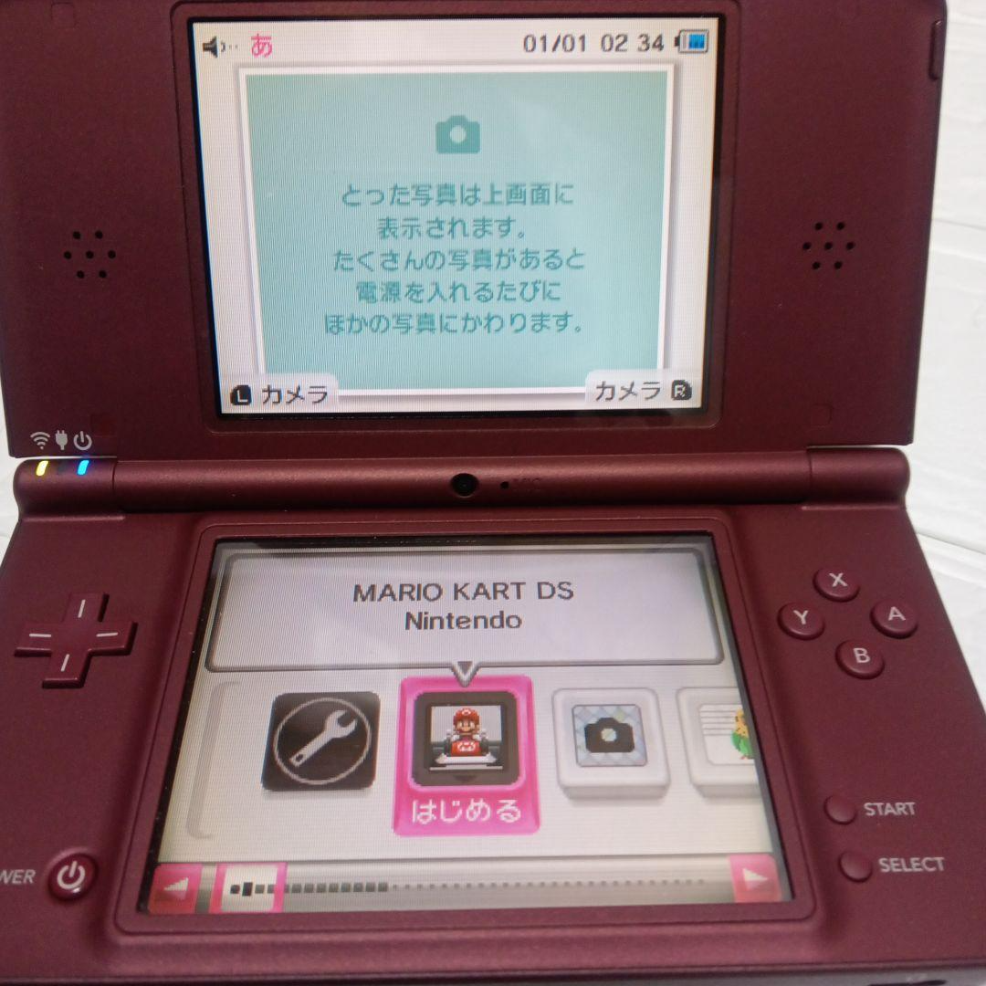 Nintendo DSi LL XL DS Burgundy Wine Red Console Used Tested NTSC-J