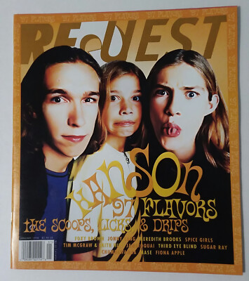 Request Magazine (Jan. 1998) Hanson, Mase, Foxy Brown, Spice Girls, Sugar Ray