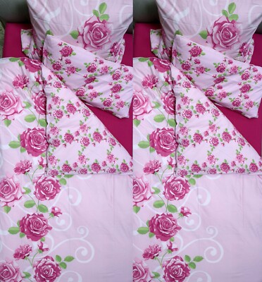 APRICASA 8tlg. Wendebettwäsche Bettwäsche Doppelbett 135x200cm wie JERYMOOD NEU