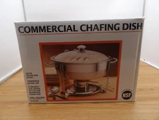 Seville Classics Commercial 4 Qt Chafing Dish Stainless Steel - Vintage