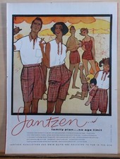 1958 magazine ad for Jantzen Sunwear, Swim Suits - Family Plan, No Age Limit