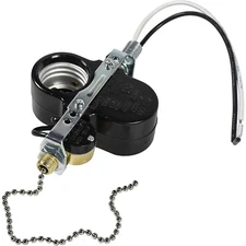 Ceiling Fan 2-Light Socket Switch for Zing Ear ZE-310D ZE-109M Pull Chain Lamp