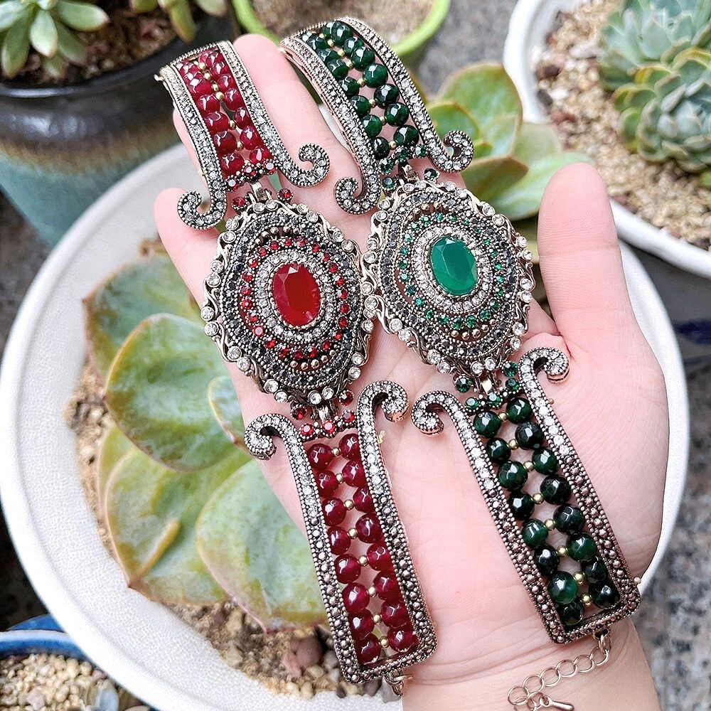 turkish Bracelet Bangle ottoman sultan jewelry Wedding Cuff Girl islamic muslim