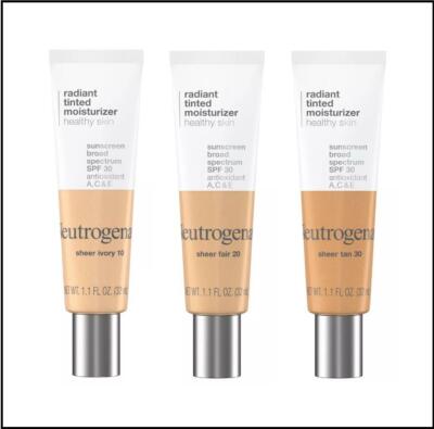 neutrogena healthy skin radiant tinted moisturizer with broad spectrum spf 30