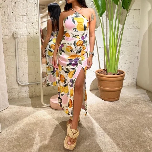 FARM Rio Midi Fruits Dress Size M | eBay
