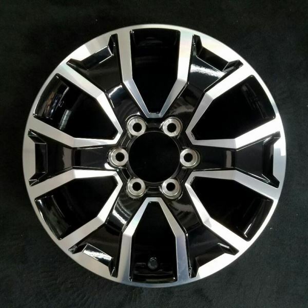 17 17x7 Toyota Tacoma 2020 Black Machined OEM Factory Original Alloy Wheel Rim For Sale Online 