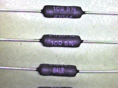   10x Drahtwiderstand 10R 3,75W 5% Wirewound Resistor Vishay Dale