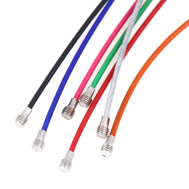 4.3 Length Wire Keychain Cable, 5 Pack Stainless Steel Key Ring Loop