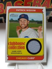 2023 Topps Heritage Baseball Clubhouse Collection Relic #CCR-PW Patrick Wisdom