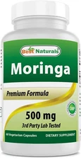 Best Naturals Moringa 500 mg 60 Vcaps 