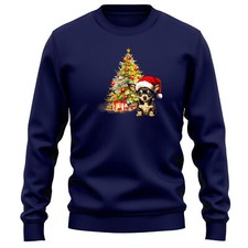 Chihuahua Christmas Tree Sweatshirt Dog Owner Men and Women Funny Xmas Jumper...
