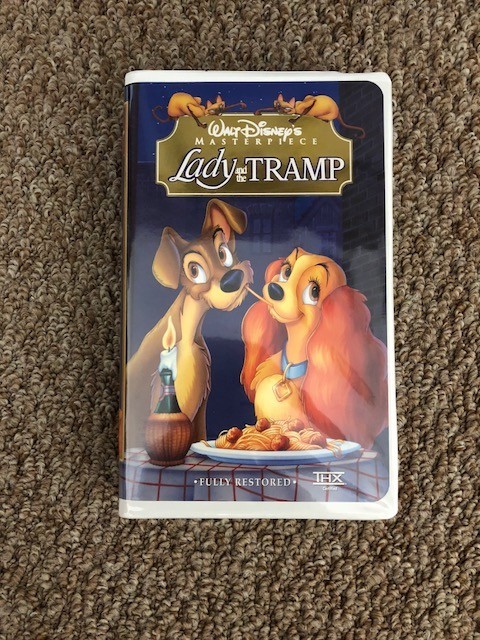 Lady and the Tramp Disney Masterpiece VHS- FREE SHIPPING!!