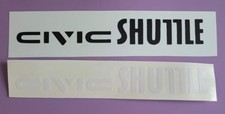 1 Civic Shuttle Car Decal Honda Civic Wagon