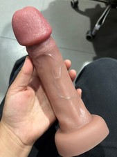 Silicone HUGE Dildo Realistic Dong Thick Big Penis Anal G-spot Sex Toy Women Men