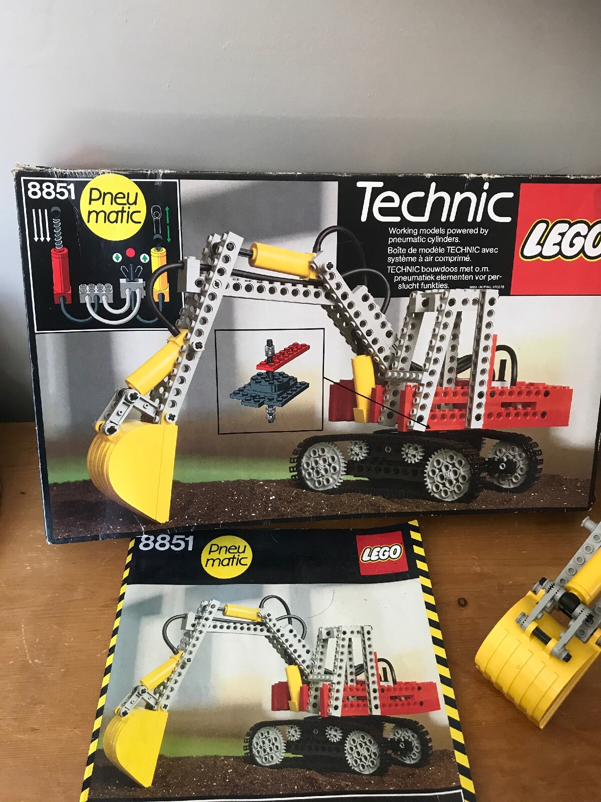 lego technic digger 1980s