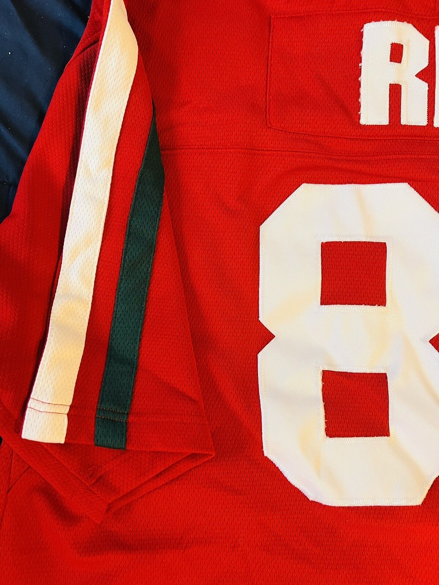 RARE) Mississippi Valley State JERRY RICE jersey 2XL red 1984