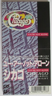 CHICAGO - 2 TRACKS JAPAN SINGLE CD ''YOU'RE NOT ALONE''