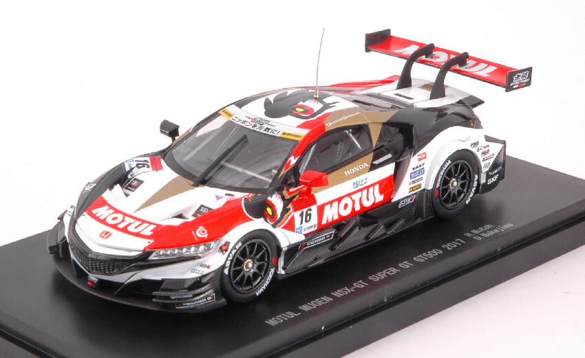 自動車 1/43 MUGEN NSX SGT108 SPARK 1:43 Red Bull MOTUL MUGEN NSX-GT #16 TEAM GT500