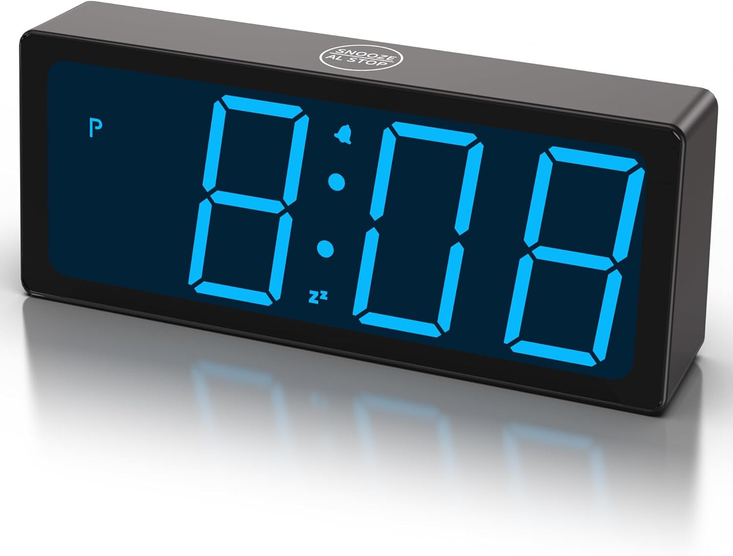 With Auto Dimmer, Dual Power (battery Or Usb), Large Led Dis