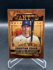 2021 Topps Big League Wanted #WT-4 Christian Yelich - Milwaukee Brewers