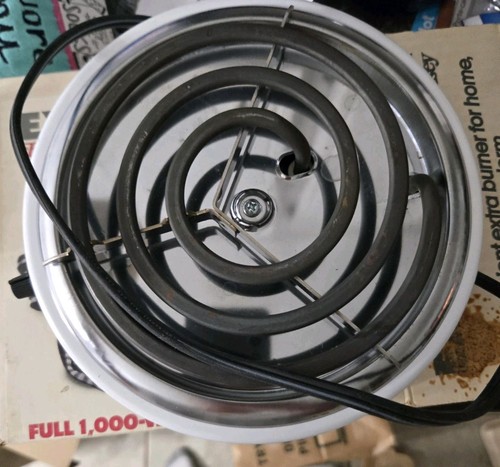 Vintage Munsey 1100 Watt Kochplatte Extra Brenner Modell FB-1 Made in USA - Bild 3 von 4