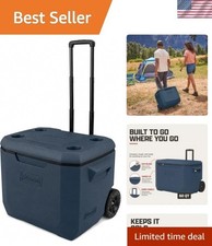 Durable 60qt Cooler with Comfort Grip Handle - Made in the USA for Adventures