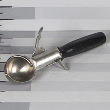 Vintage 1960s MYERS DeLuxe Disher #30 Ice Cream Scoop Stainless Steel Working