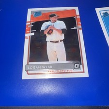 2020 Panini - Donruss Optic RATED ROOKIE LOGAN WEBB SAN FRANCISCO GIANTS MLB