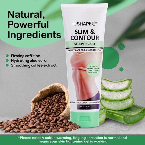 Bauchstraffende Creme Anti Cellulite Abnehmen Körperstraffendes Gel - Körperformung - Bild 6 von 7