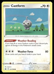 Castform 121/198 Common Chilling Reign
