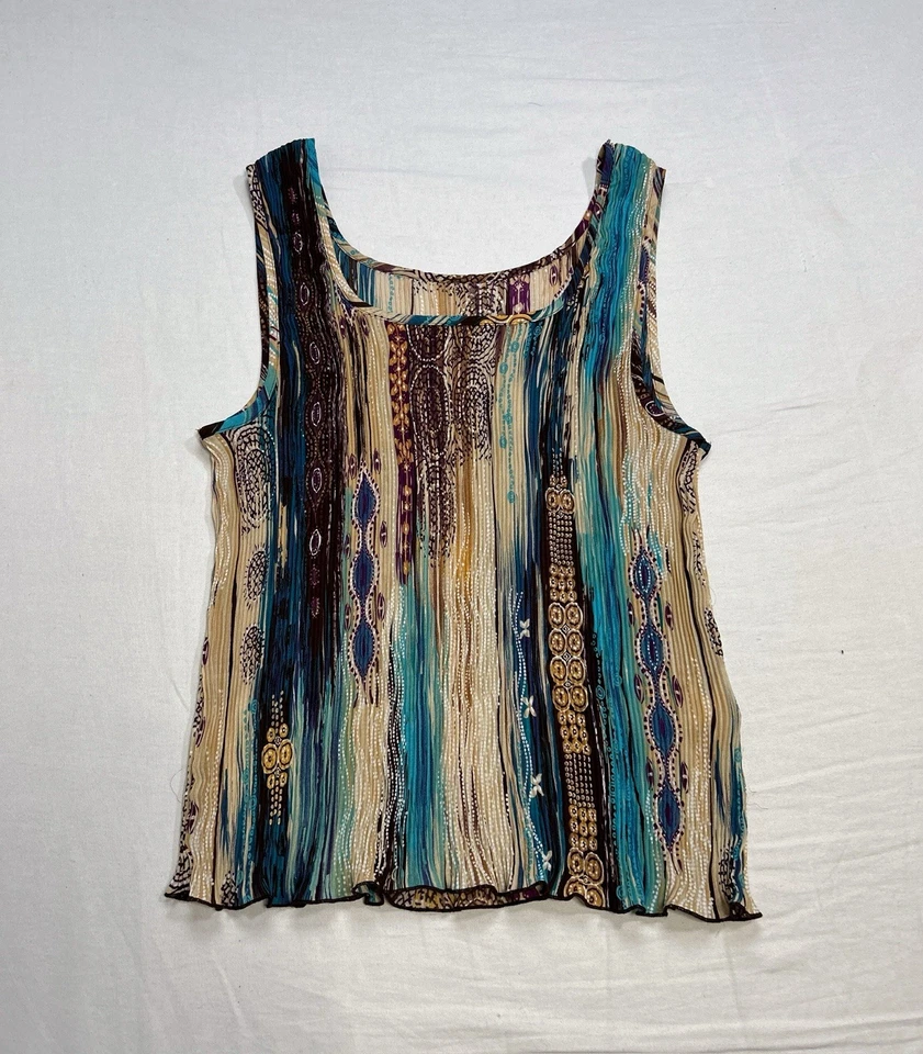 Camiseta sin mangas plisada Babydoll Fairycore Boho Y2K de colección XL Save The Queen estilo fruncido Foto 2 de 4