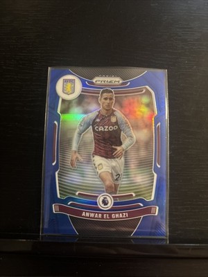 2021-22 PANINI PRIZM PREMIER LEAGUE BLUE PRIZM ASTON VILLA ANWAR EL GHAZI /340