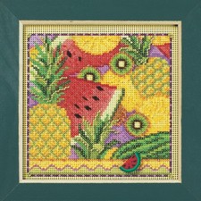 MILL HILL Buttons Beads Kit Counted Cross Stitch SUMMER FRUIT MH14-2413