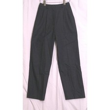 Pendleton Classic Women's Wool Pants Charcoal Gray Size 8 Pleated Front