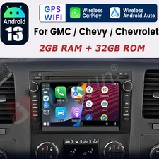 For Chevrolet Silverado Chevy GMC Sierra Android 13 Stereo Radio 2+32GB Carplay
