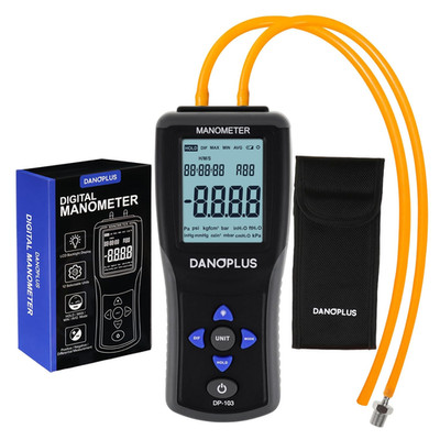 Manometer Digital Manometer Gas Pressure Tester Professional 12 Selectable Units