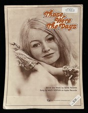 Those Were the Days - Mary Hopkin Piano/Guitar/Vocal Sheet Music