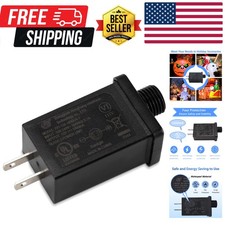 Replacement Christmas Inflatable Plug 1A 12V Class 2 Power Unit, 60hz Waterpr...