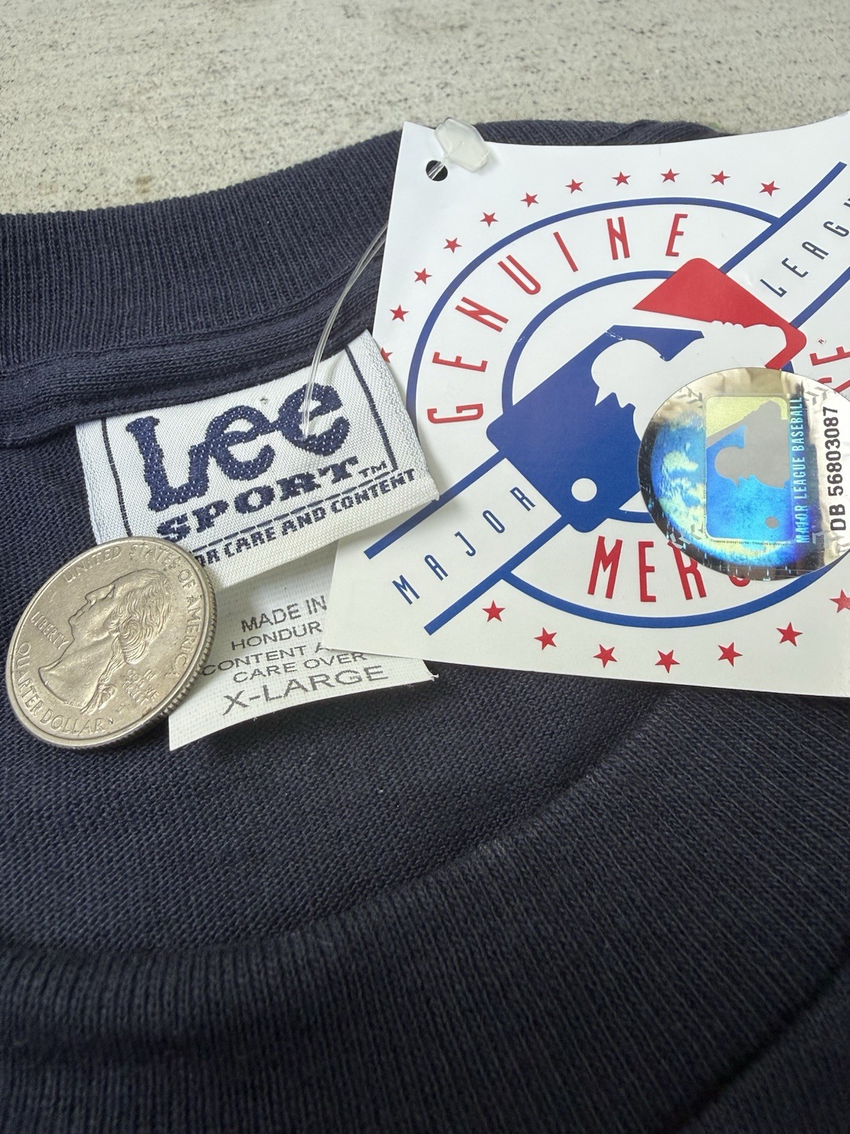 Vintage 2001 Seattle Mariners AL West Division Champions T Shirt XL Lee Sport thumbnail 3