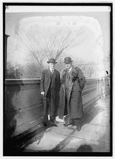 Photo:John I. Nolan and Jno. A. Jordan on Bridge 1921 1922