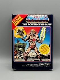Masters of the Universe Power He-Man Intellivision CIB Complete W/ Overlays