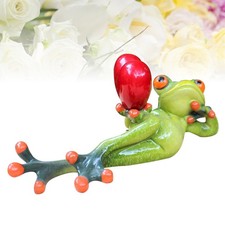  Carino Divertente Rane Figurine Ornamenti Collezione di oggetti in resina Home