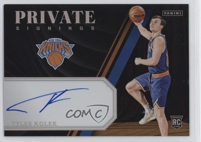 2024 Revolution 2024-25 Panini Private Signings Tyler Kolek Rookie Auto RC 0xh3