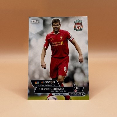 2014 Topps NBCSN Steven Gerrard #44 extrem seltene 2013 Premier Goldkarte