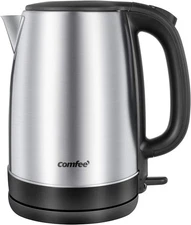 1.7L Stainless Steel Electric Tea Kettle, BPA-Free Hot Water Kettle Electric