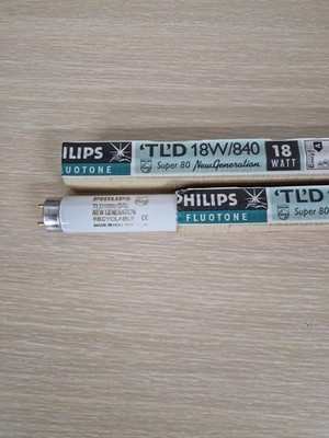 2X TLD 18W/840 Super 80 Neue Generation G13Sockel/588 mm lang.Energieeffizienz A